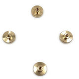 Hobby Plus HBP240498 Brass +10mm Hexes + 1.5mm Pins (4)