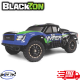 BlackZon Vyper SC 1/14 4WD RTR Short Course Truck Blue/Green