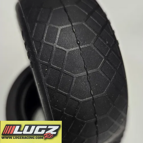 Lugz RC Ghost Barz 1/10 2wd Front Buggy Tires & Inserts Indoor Clay Racing Car