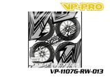VP-PRO VP-1107G 1/8 Monster Truck Tires (4) Pre-Mounted White