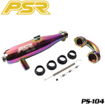 POWERSTAR PS-104 1/8 Buggy Exhaust Pipe (EFRA 2202) Rainbow Plating