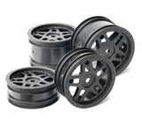 Whitz WRP-WL-SET 1/10 Whiplash Front & Rear 2.2" 12mm Wheels Set