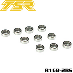 Team Saxo R168-2RS Bearing 6.35x9.525x3.17 (10)