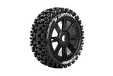 Lousie B-Uphill 1/8 Off-Road Buggy Tires 17mm Black Spoke Rim Soft (2) RC Car