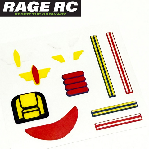 Rage RC RGR4582 Decal Sheet Patriot AeroBoard