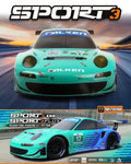 HPI Sport 3 Porsche 911 GT3 RSR Falken 1/10 4wd RTR