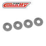 Team Corally C-00140-039 Diff. Shim Rings 3x9x0.4mm (4)