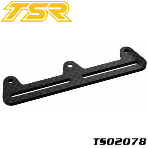 Team Saxo TS02078 Carbon Fiber Servo Fixed Plate 2.5mm