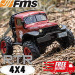 FMS FCX24 Power Wagon RTR RC Rock Crawler Red