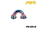 POWERSTAR PS-105-R 1/8 GT On-Road Exhaust Pipe (EFRA 2201) Rainbow Plating
