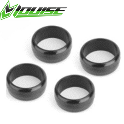 Louise LNHA484 1/10 Drift Tires shown as four black slick tires designed for radio control parts and rc car parts use, suitable for rtr rc cars.