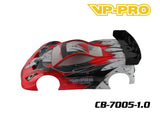 VP-PRO CB-7005 1/8 GT Clear Car Body Shell .8mm 1.0mm