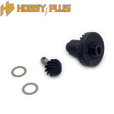 Hobby Plus HBP240541 Machined HD Helical Cut Pinion & Ring Gear 11T/28T