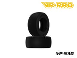 VP-PRO VP-530U Flow Evo 1/10 Short Course Truck Tires (2) MC-3 in black, designed for enhanced grip and performance on radio control short course trucks.