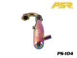 POWERSTAR PS-104 1/8 Buggy Exhaust Pipe (EFRA 2202) Rainbow Plating