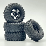 Hobby Plus HBP240396 1.2inch Mudder Comp Compound Tire + Wheel