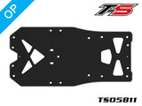 Team Saxo TS05811 Aluminum Main Chassis 2.0mm GT-300W-V4