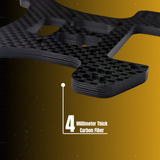 Bermco RC Parts Rear Shock Tower 4mm Carbon Kyosho MP11