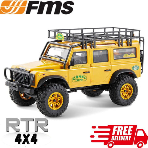 FMS FCX24M Land Rover Defender 110 Camel Trophy 1/24 RTR