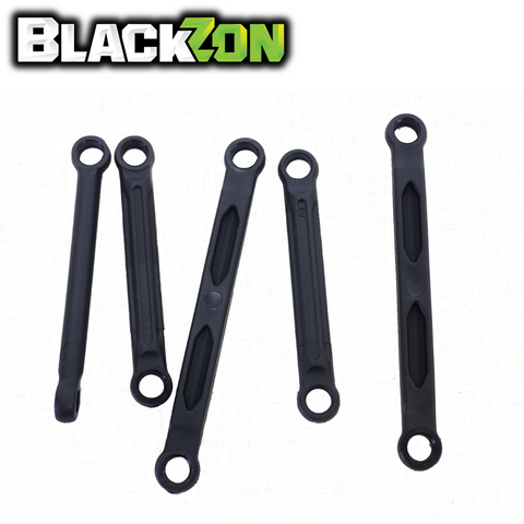 BlackZon BZN540009 Front Upper Steering Links & Servo Link Slyder