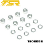 Team Saxo TS02082 Washer (3.0x5.0x0.5 /1.0/2.0/3.0)