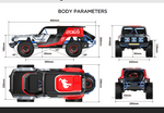 MJX Hyper Go H8P 1/8 Ford Bronco R Baja 1000 ARTR