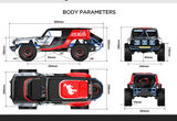 MJX Hyper Go H8P 1/8 Ford Bronco R Baja 1000 ARTR