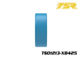 Team Saxo 1/10 Touring Car Tire Insert (4) shown in solid blue, designed for enhanced performance in radio control car parts and rc cars.