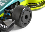 Exotek RC F1 Front Soft Rubber Tires 33X Carpet (2) w/Foams