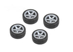 Louise LNHA478 1/10 On-Road Tires 5 Spoke Wheel Grey 26mm
