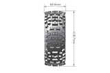 Lousie B-Ulldoze 1/8 Off-Road Buggy Tires 17mm Black Spoke Rim Soft (2) RC Car