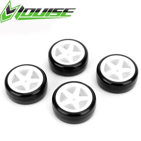 Louise LNHA437 1/10 Drift Tires 5 Spoke White Wheels 26mm