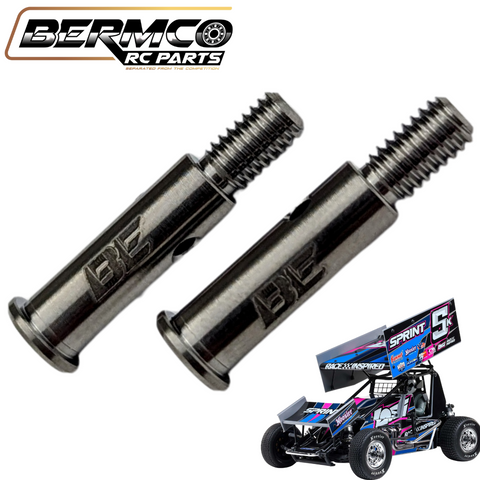 Bermco RC Parts Titanium Front Axles Losi 22S Sprint