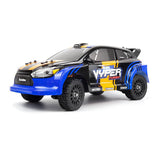 BlackZon Vyper RX RC Rally Car RTR Turbo Brushless 1/14 4WD Blue