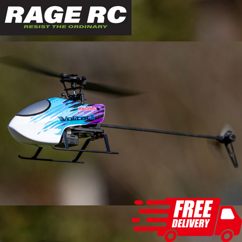 Rage RC Volitar X RTF Micro Heli w Stability System & Stunts RTF Blue