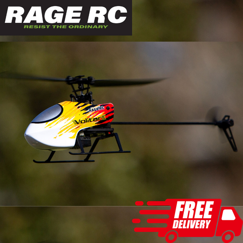 Rage RC Volitar X RTF Micro Heli w Stability System & Stunts RTF Red