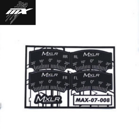 MXLR MAX-07-008 Caster Correction Decals for SkyRC G-Force