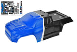 Team Corally C-00230-0096-B Furago XD Body Blue 1/12 Punisher RC Monster Truck