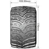 Louise MFT MT-Cyclone Sport 1/8 Monster Truck Tires (2) 17mm 0 & 1/2