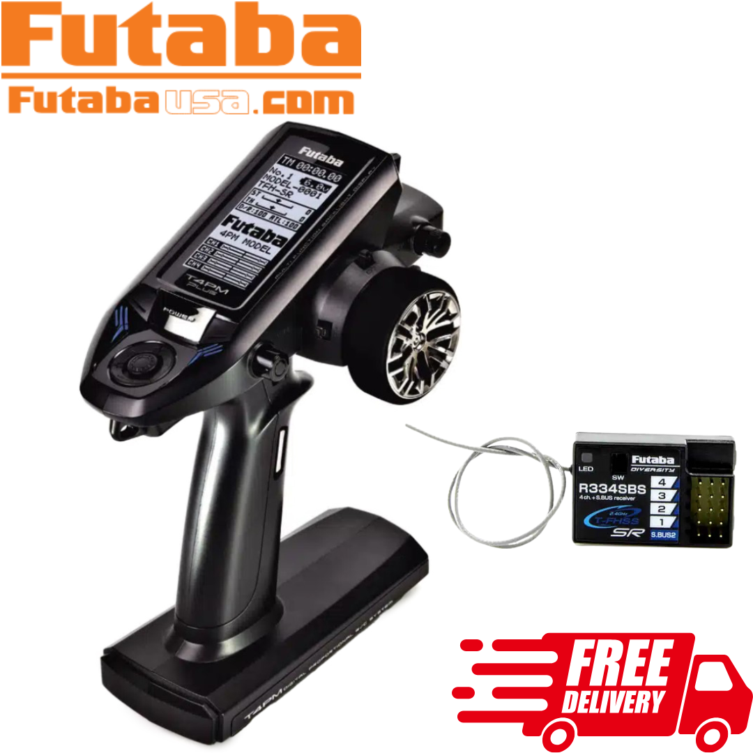 Futaba 4PM T/Rセット Futaba 4PM Plus Transmitter & R334SBS Receiver Combo