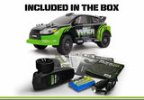 BlackZon Vyper RX RC Rally Car RTR 1/14 4WD Green