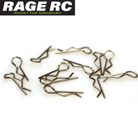 Rage RC RGRC2482 Mini Trek Body Clips (12)