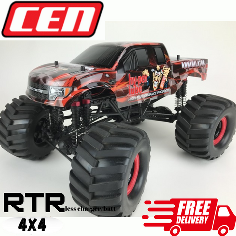 CEN Racing Hyper Lube RC Monster Truck Solid Axle 4WD 1/10 RTR