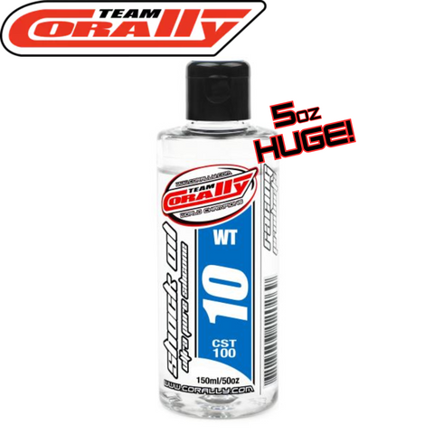 Team Corally Silicone Shock Oil Fluid 10-75wt 150ml