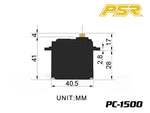 POWERSTAR PC-1500 DC HV Digital Metal Gear Servo