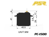 POWERSTAR PC-1500 DC HV Digital Metal Gear Servo