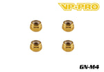 VP-PRO GN-M4 Gold M4 Locknuts (20)