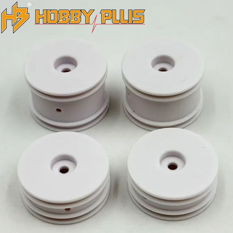 Hobby Plus HBP240100 White Front & Rear Wheels Speck B