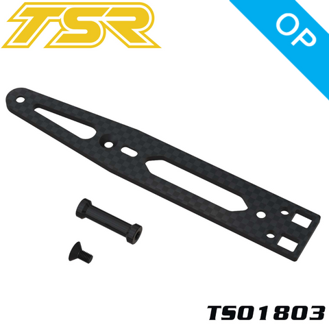 Team Saxo TS01803 OP Servo Holder 2.5MM Graphite