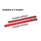 Team Corally C-50536 Pro Battery Straps 300x20mm Silicone Anti-Slip Red (2)